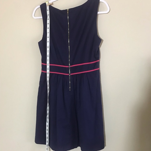 Price Drop ❗️EmmeLee blue dress with pink 💝piping - Picture 4 of 6